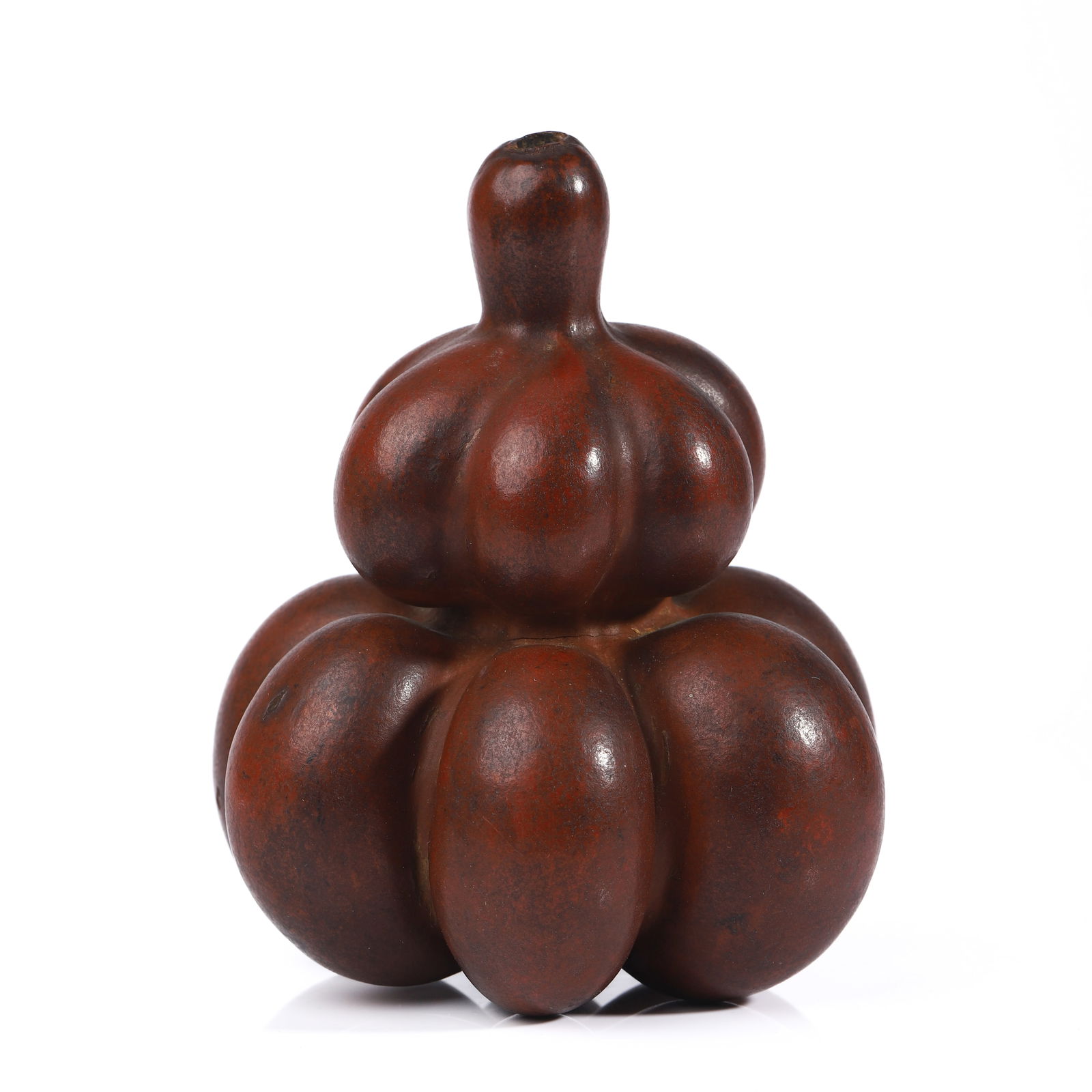 GOURD-FORM WOODEN CONTAINER (1 of 5)