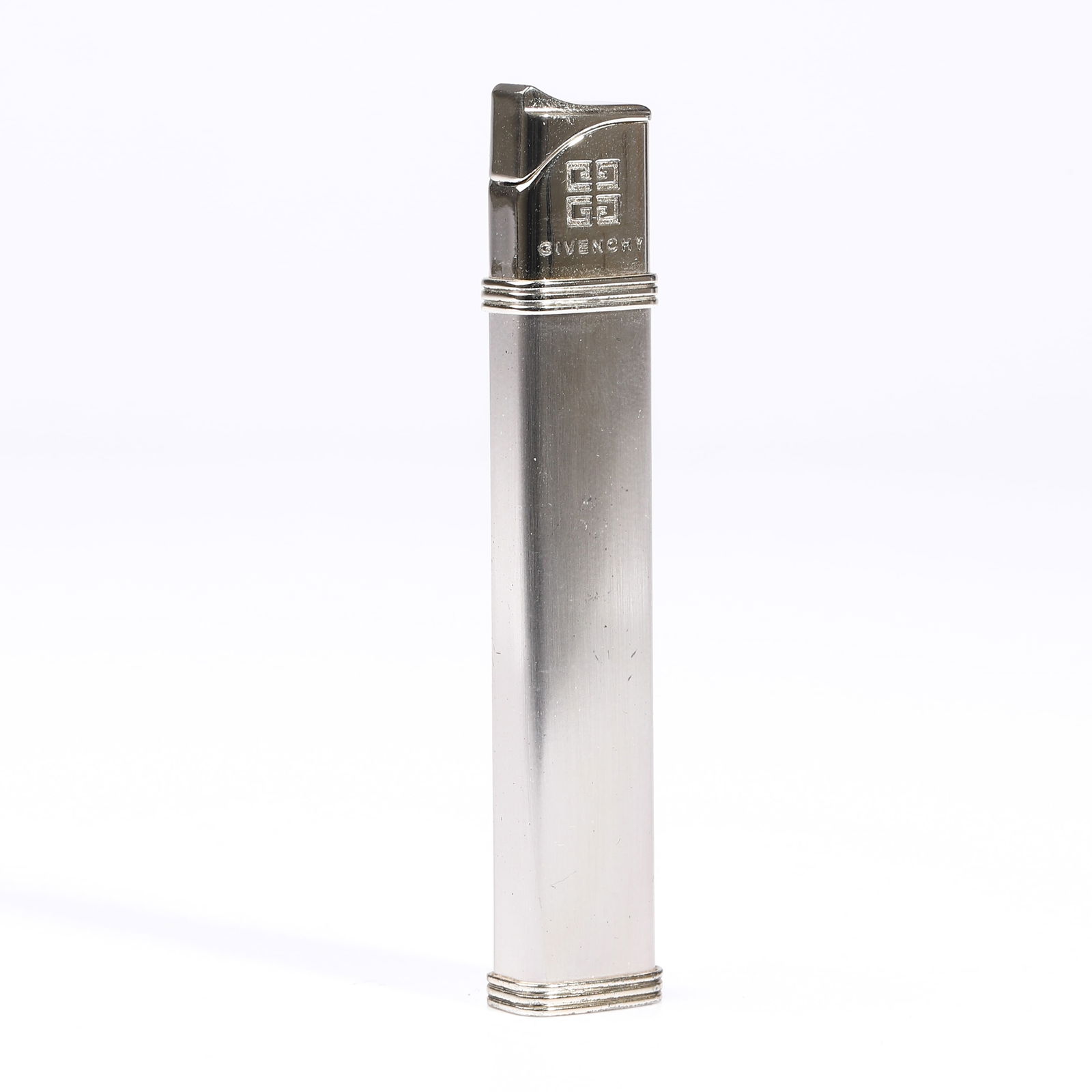 GIVENCHY SILVER-TONE BUTANE LIGHTER (1 of 5)