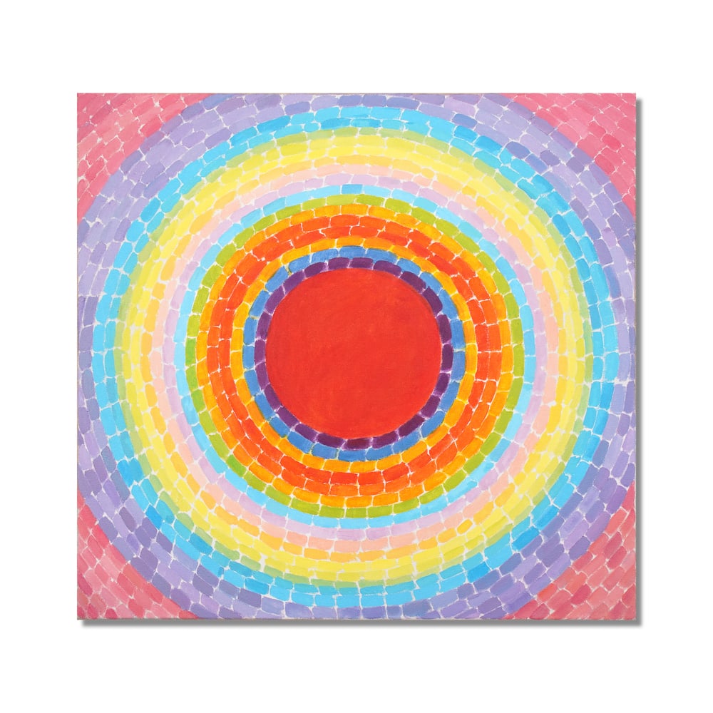 ALMA WOODSEY THOMAS (1891-1978), ATTRIBUTED TO, ACRYLIC ON CANVAS (1 of 3)