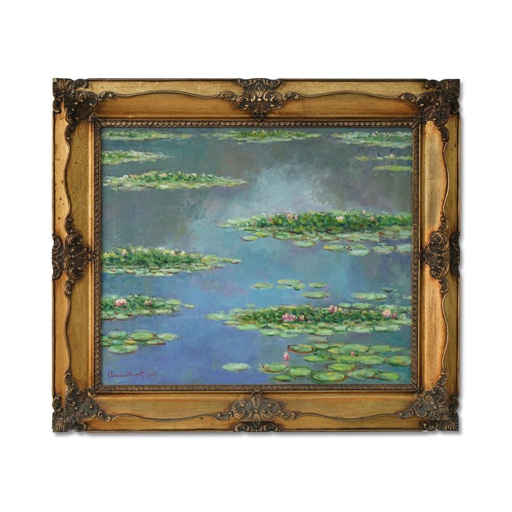 CLAUDE MONET (1840-1926), ATTRIBUTED TO, OIL ON CANVAS: Signed (lower left) Image Dimensions: 23 3/4 x 19 3/4 in (50 x 60 cm) Framed Dimensions: 29 7/8 x 26 in (76 x 66 cm) This painting comes with COA. Claude Monet (1840-1926) stands as a foundational fig