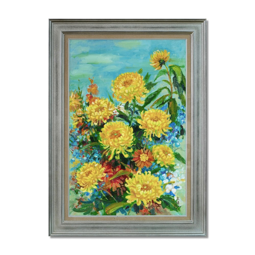 LE PHO (1907-2001), ATTRIBUTED TO, OIL ON CANVAS: Signed (lower right) Image Dimensions: 31 1/2 x 21 in (80 x 53 cm) Framed Dimensions: 38 1/4 x 27 1/2 in (97 x 70 cm) This painting comes with COA. Le Pho, a Vietnamese-French painter renowned for his