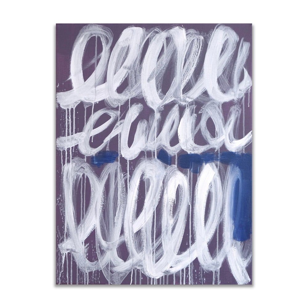 CY TWOMBLY (1928-2011), ATTRIBUTED TO, ACRYLIC ON CANVAS (1 of 3)