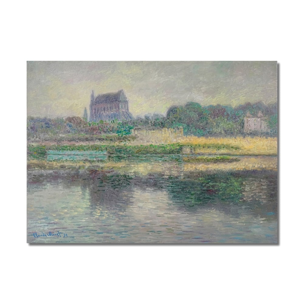 CLAUDE MONET (1840-1926), ATTRIBUTED TO, OIL ON CANVAS: Signed (lower left) Image Dimensions: 22 1/4 x 30 3/4 in (56.5 x 78 cm) This painting comes with COA. Claude Monet stands as one of the most influential figures in the history of modern art, widely re