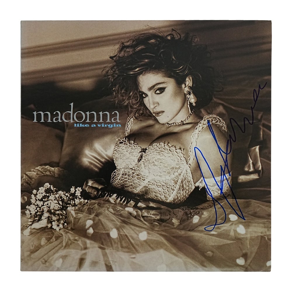 MADONNA SIGNED "LIKE A VIRGIN" US LP - 2