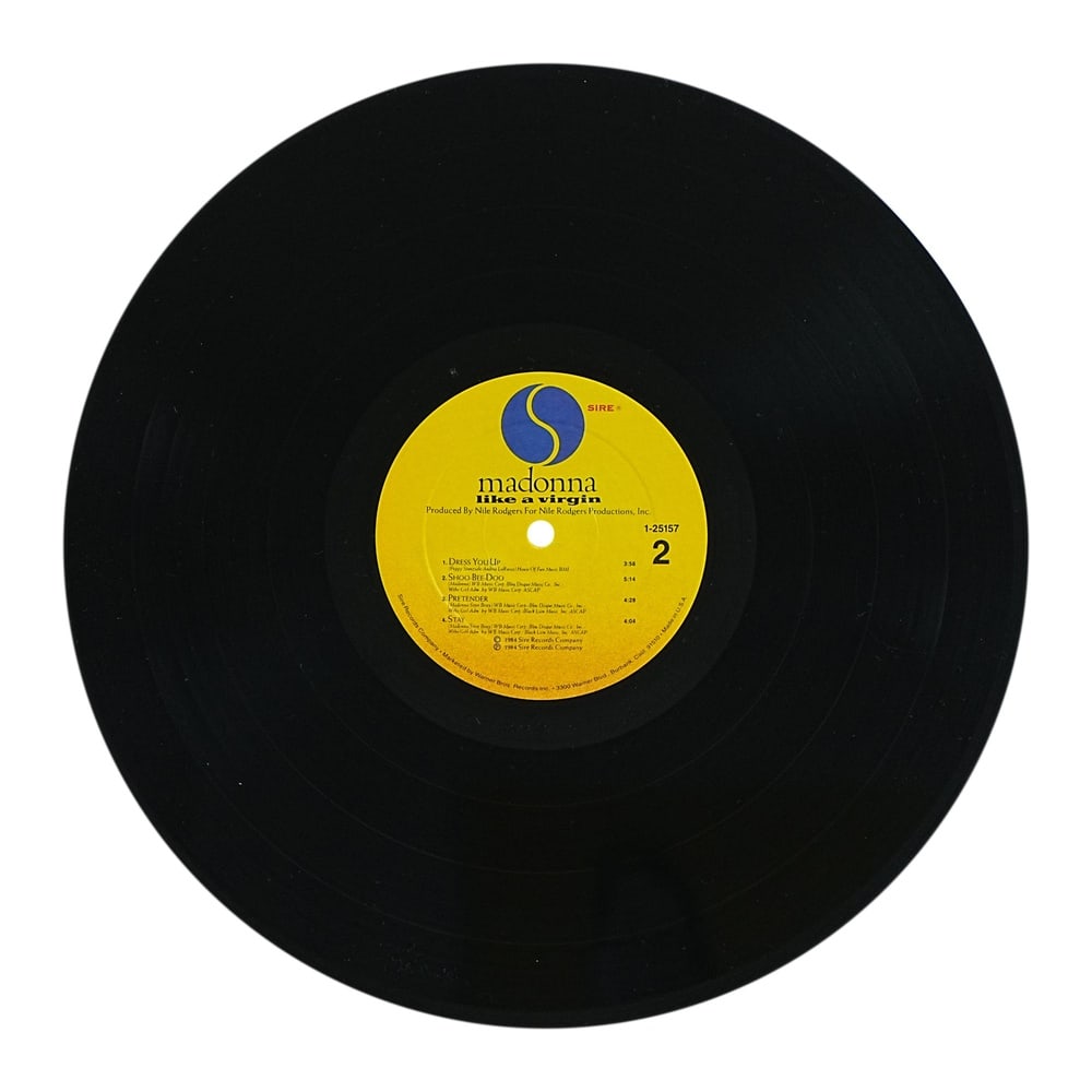 MADONNA SIGNED "LIKE A VIRGIN" US LP - 7