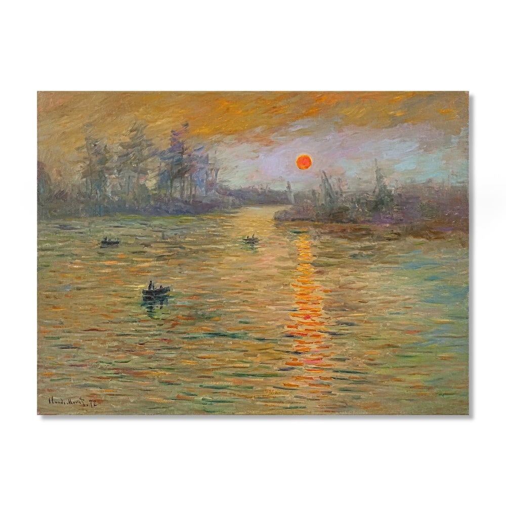 CLAUDE MONET (1840-1926), OIL ON CANVAS: Signed (lower left) Image Dimensions: 23 5/8 x 31 3/4 in (60 x 80.5 cm) This painting comes with COA. Claude Monet's Le Havre, effet du matin represents one of the most historically significant moment