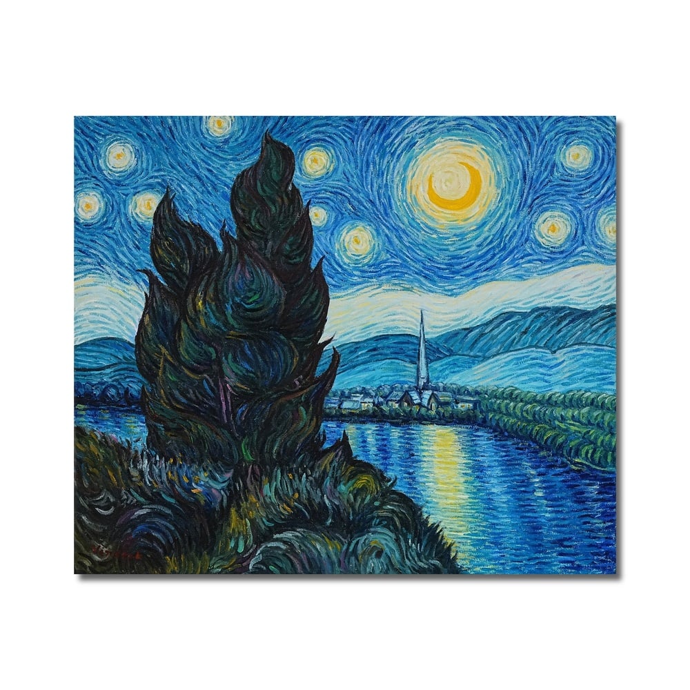 VINCENT VAN GOGH (1853-1890), OIL ON CANVAS: Signed (lower left) Image Dimensions: 27 1/4 x 32 in (69 x 81 cm) This painting comes with COA. Vincent van Gogh stands as one of the most influential figures in the history of modern painting,