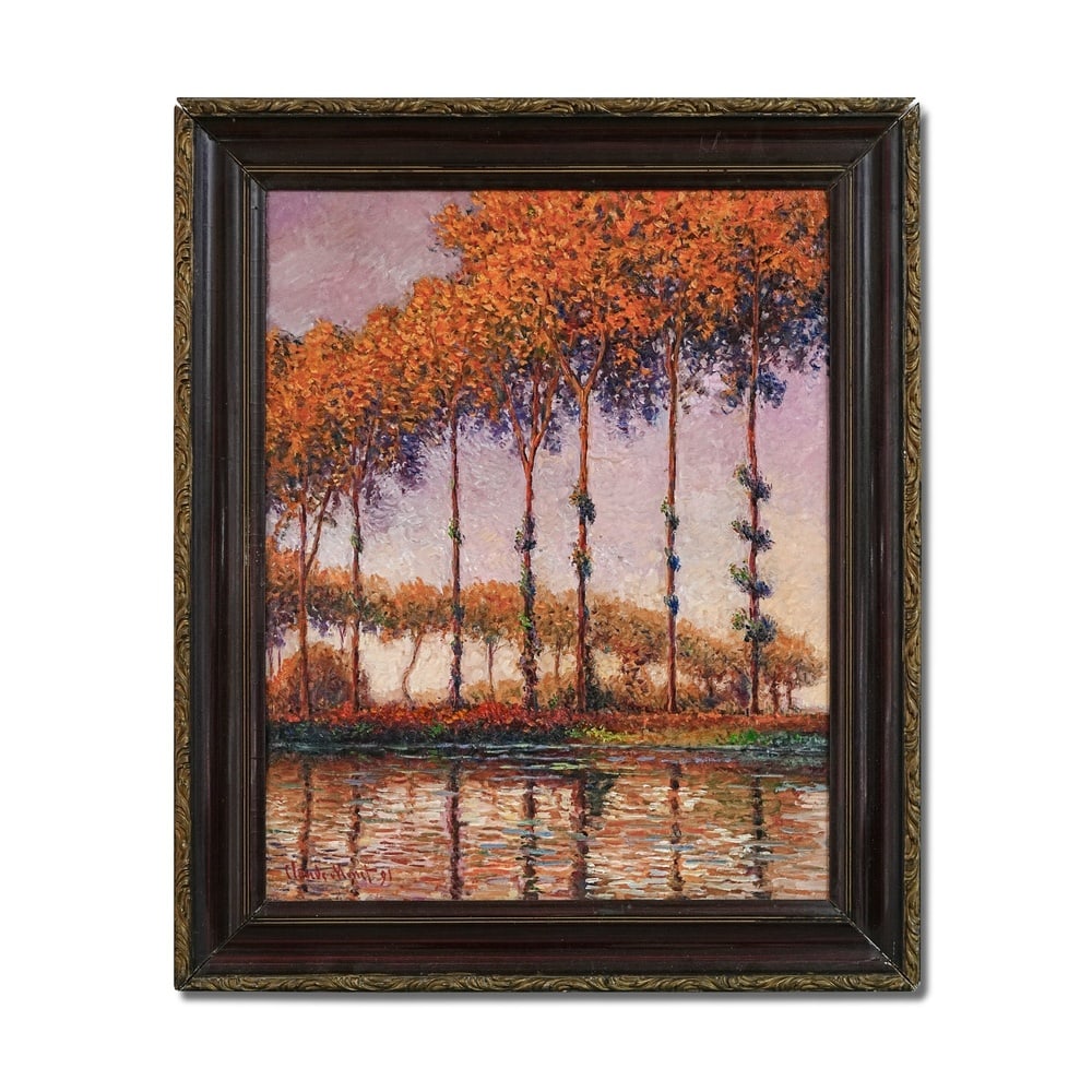 CLAUDE MONET (1840-1926), ATTRIBUTED TO, OIL ON CANVAS: Signed (lower left) Image Dimensions: 22 3/4 x 18 in (57.5 x 45.5 cm) Framed Dimensions: 27 1/2 x 22 7/8 in (70 x 58 cm) This painting comes with COA. Claude Monet, a central figure of the Impressioni