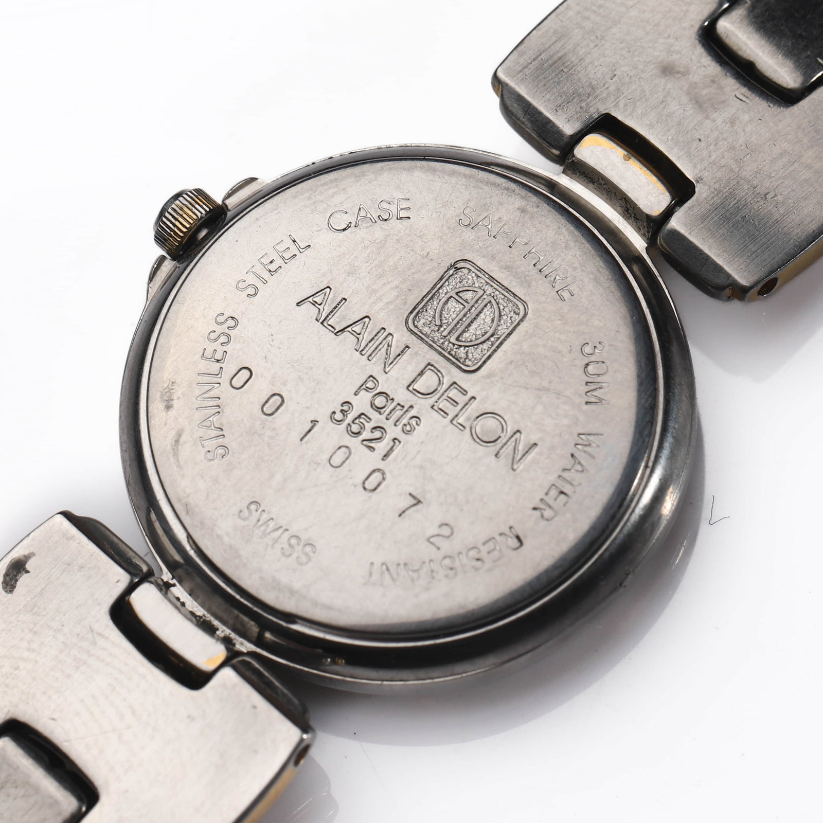 ALAIN DELON PARIS STAINLESS STEEL WRISTWATCH - 7