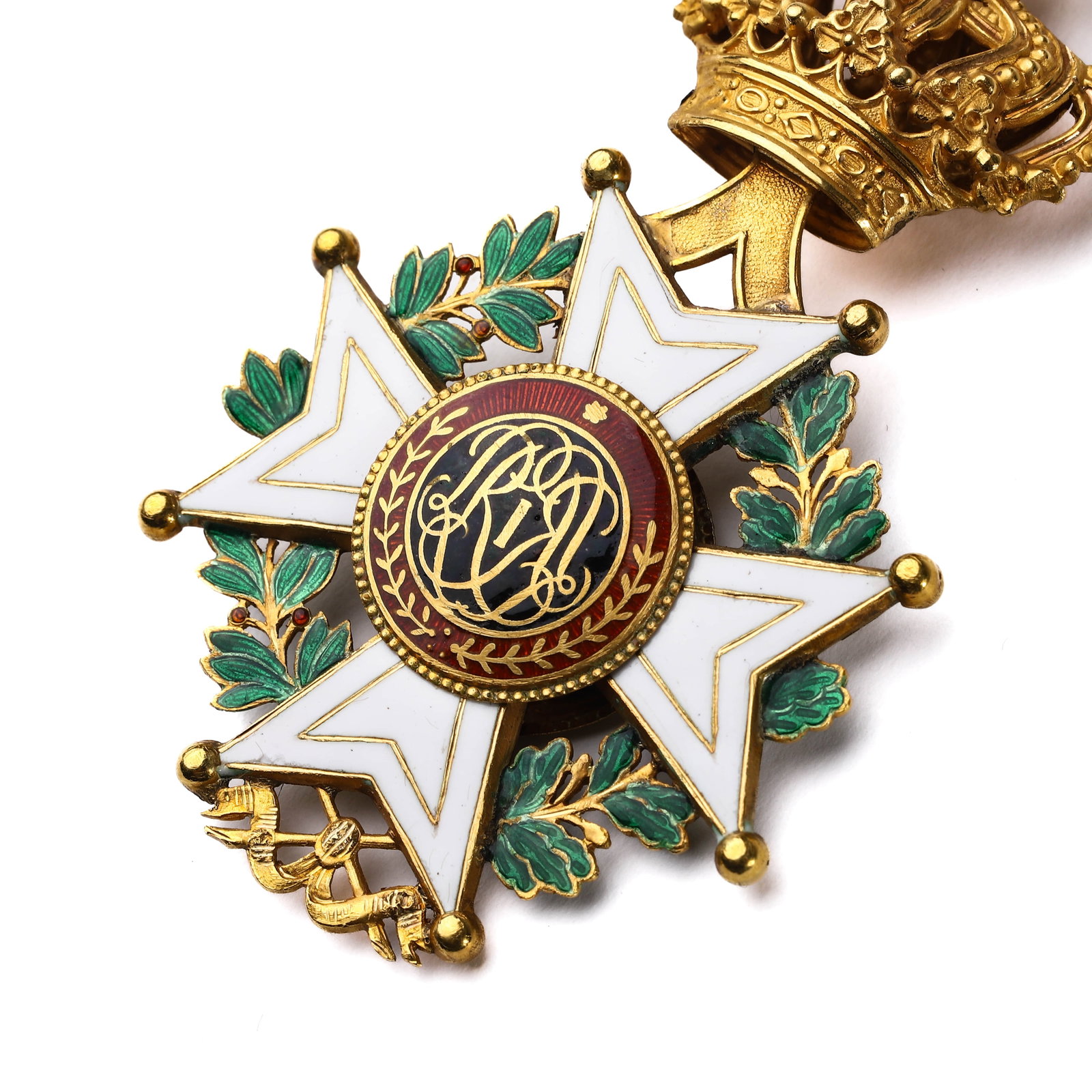 A BELGIAN ORDER OF THE CROWN, COMMANDER'S BADGE, CIRCA 1900, EARLY 20TH CENTURY. - 3