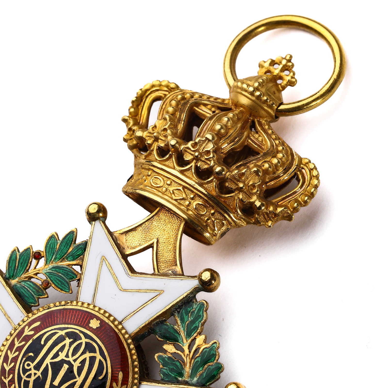 A BELGIAN ORDER OF THE CROWN, COMMANDER'S BADGE, CIRCA 1900, EARLY 20TH CENTURY. - 4