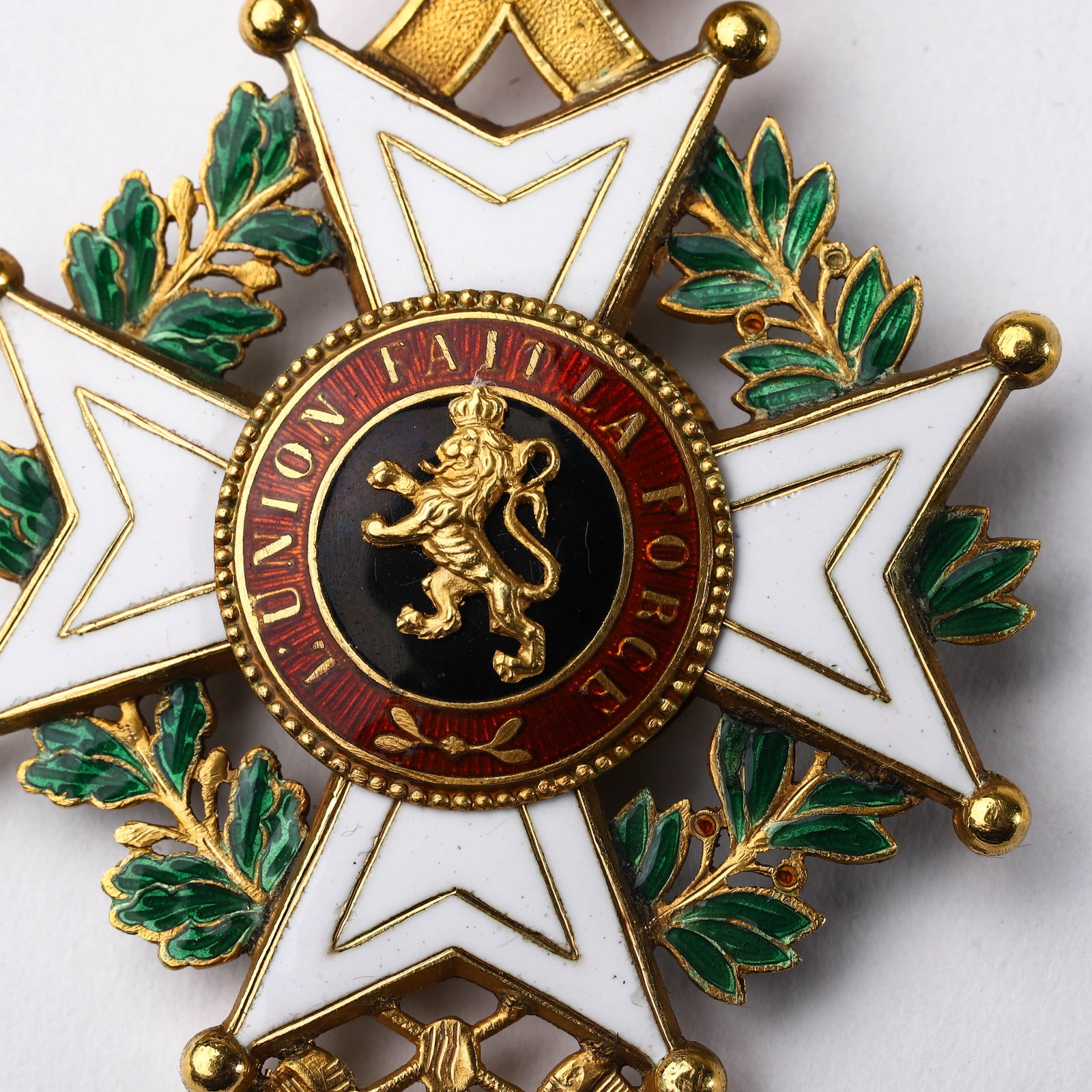 A BELGIAN ORDER OF THE CROWN, COMMANDER'S BADGE, CIRCA 1900, EARLY 20TH CENTURY. - 9