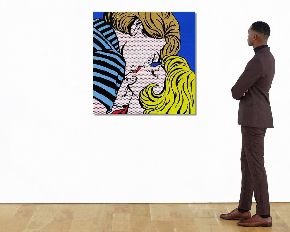 ROY LICHTENSTEIN (1923-1997), ATTRIBUTED TO, OIL AND MAGNA ON CANVAS - 2