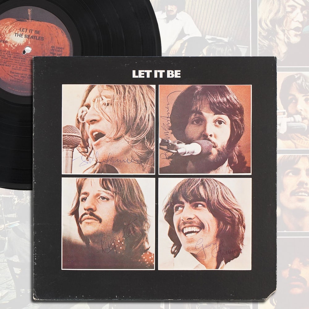 THE BEATLES FULLY SIGNED LP "LET IT BE" (U.S. PRESSING) (1 of 5)