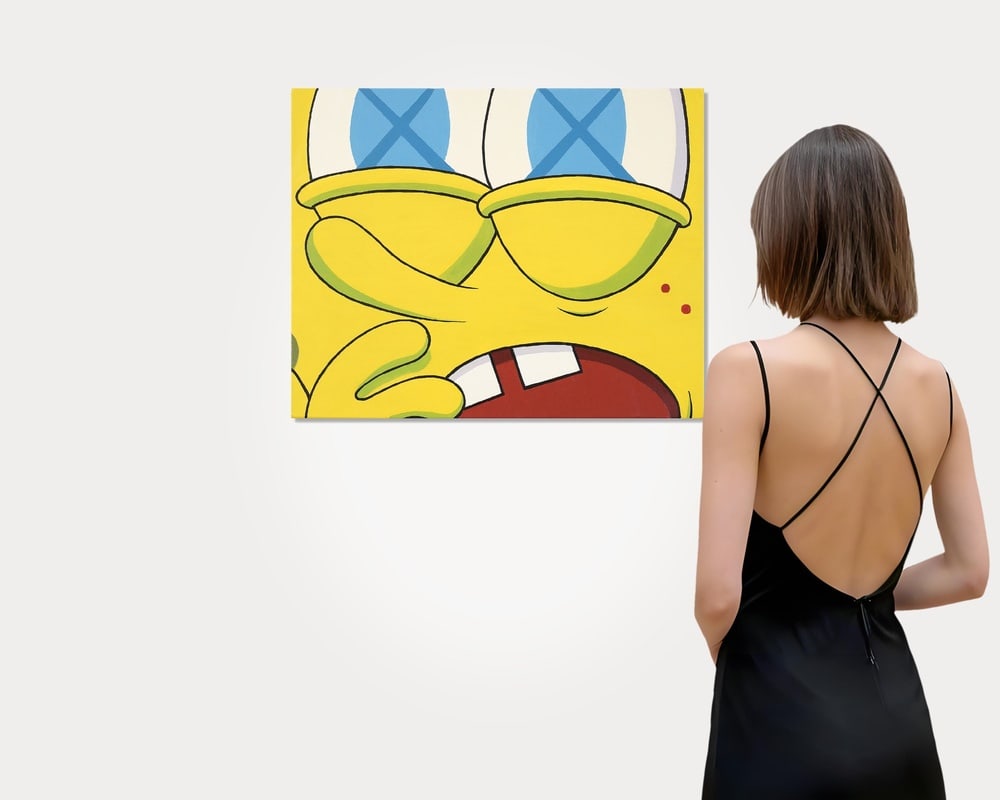 KAWS (B.1974), ATTRIBUTED TO, ACRYLIC ON CANVAS - 2