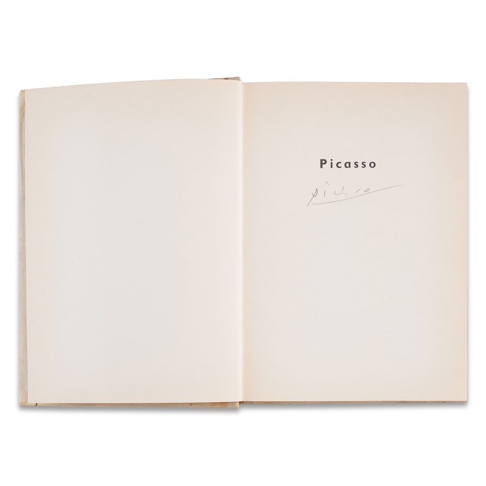 PABLO PICASSO SIGNED BOOK "PICASSO" - 3