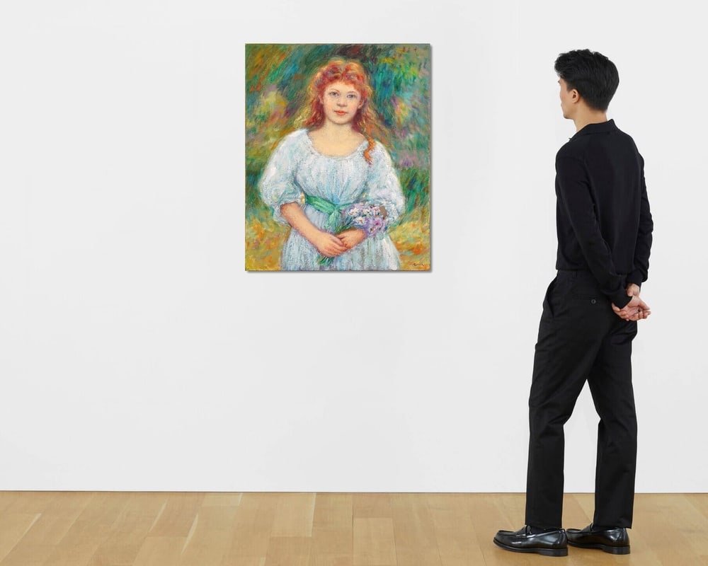 PIERRE-AUGUSTE RENOIR (1841-1919), ATTRIBUTED TO, OIL ON CANVAS - 2