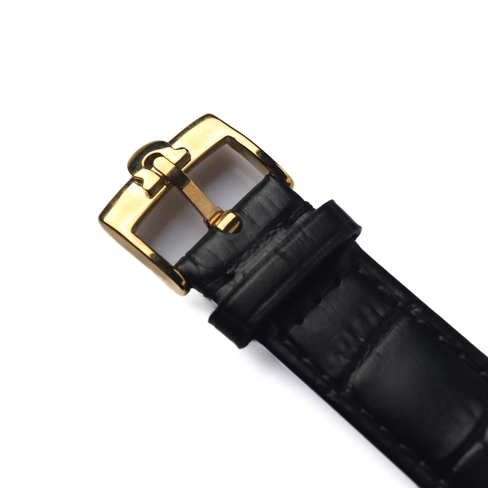 OMEGA GOLD-TONE WRISTWATCH WITH CHAMPAGNE DIAL. - 3