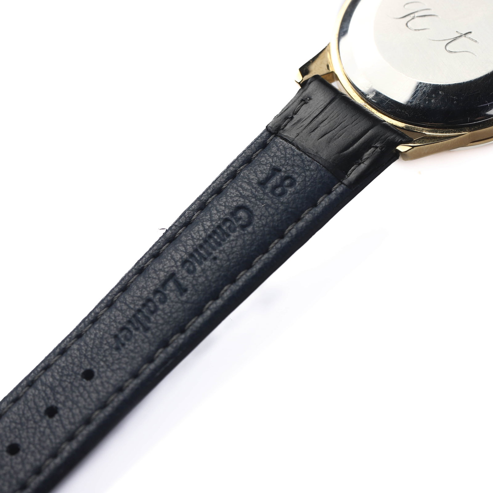 OMEGA GOLD-TONE WRISTWATCH WITH CHAMPAGNE DIAL. - 6