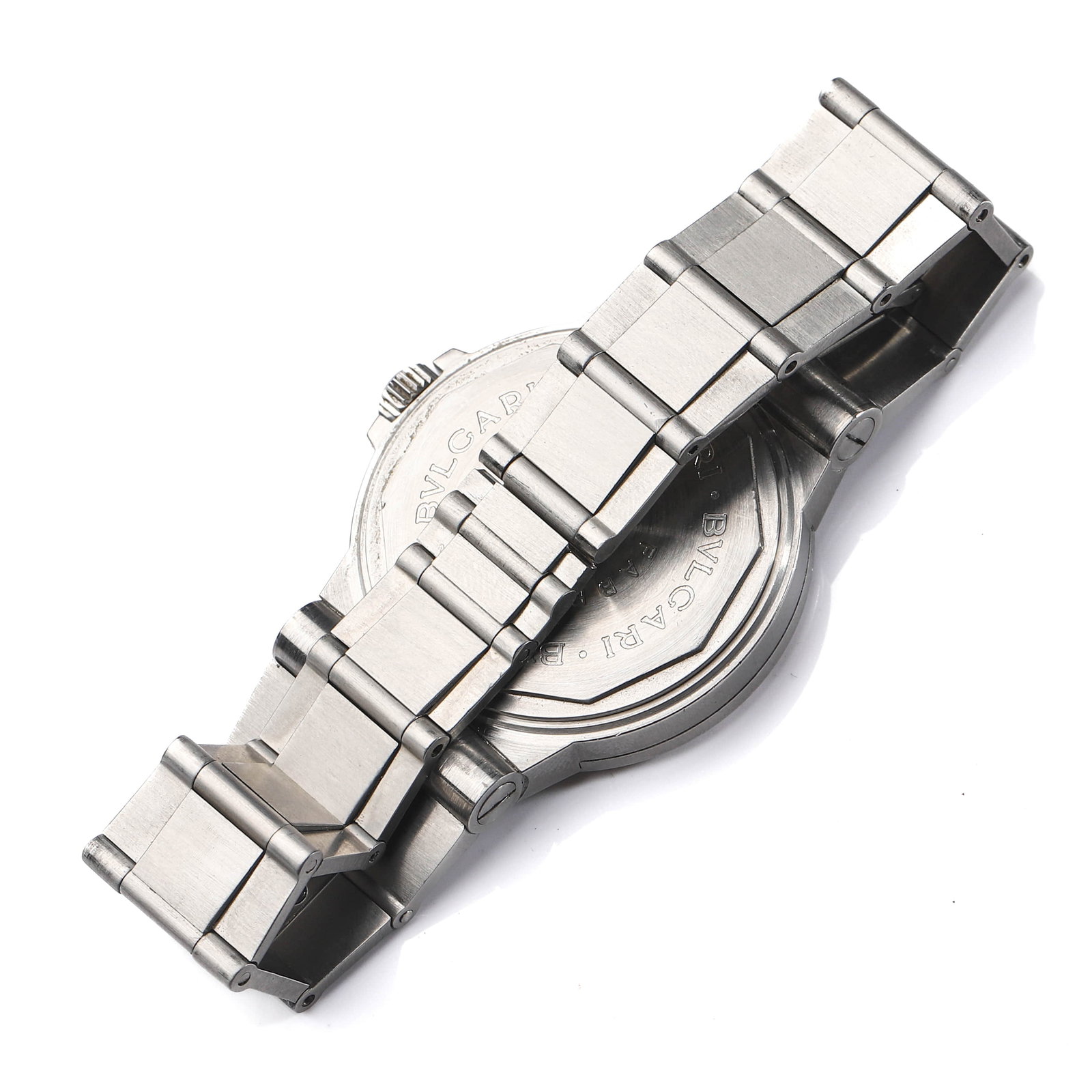 BVLGARI AUTOMATIC STAINLESS STEEL WRISTWATCH - 5