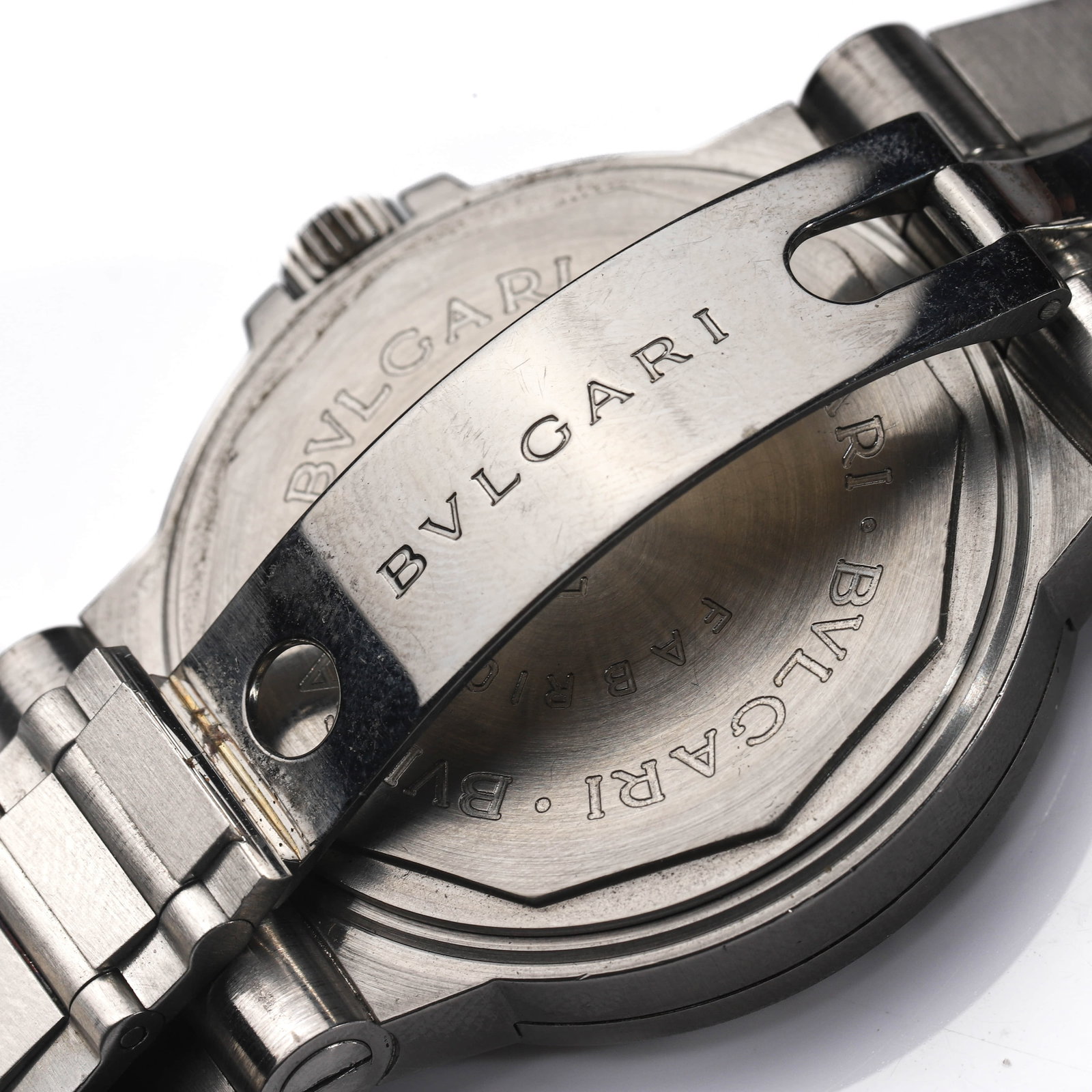 BVLGARI AUTOMATIC STAINLESS STEEL WRISTWATCH - 6