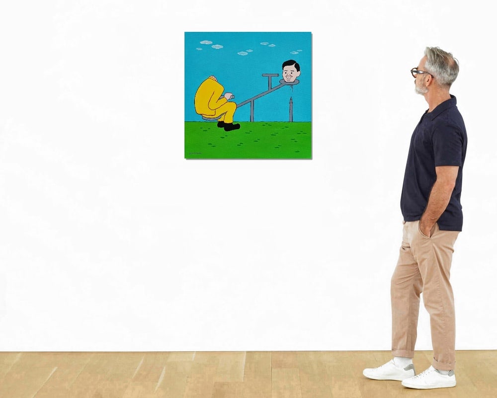 JOAN CORNELLA (B.1981), ATTRIBUTED TO, ACRYLIC ON CANVAS - 2