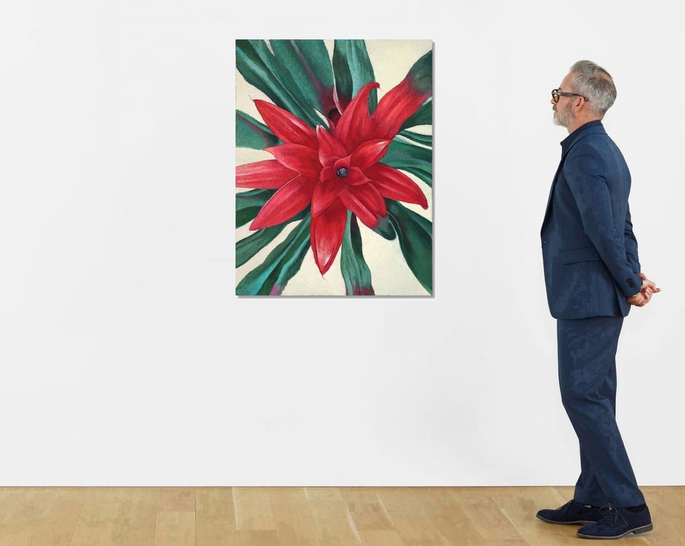 GEORGIA O'KEEFFE (1887-1986), ATTRIBUTED TO, OIL ON CANVAS - 2