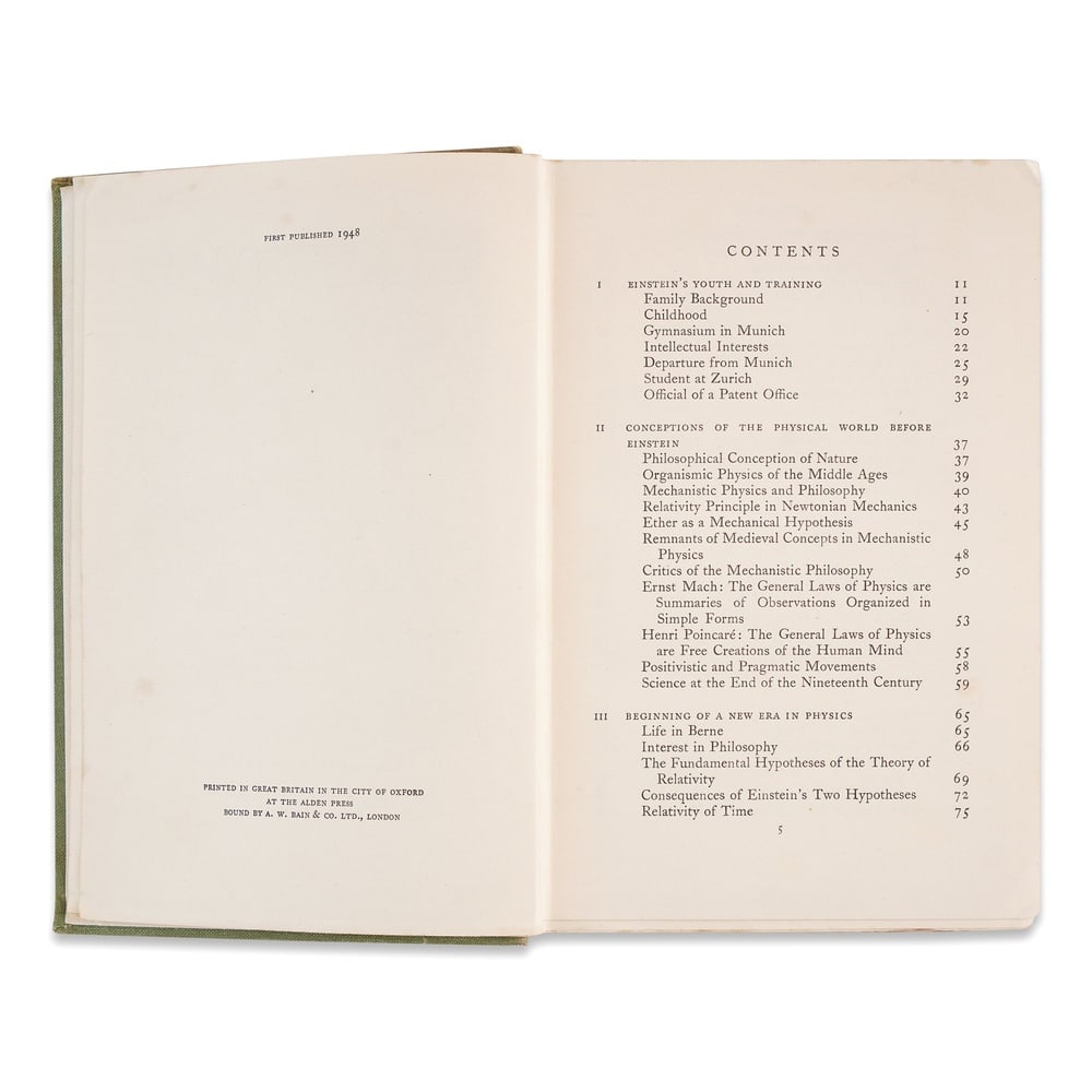 ALBERT EINSTEIN SIGNED "EINSTEIN: HIS LIFE AND TIMES" FIRST EDITION - 4