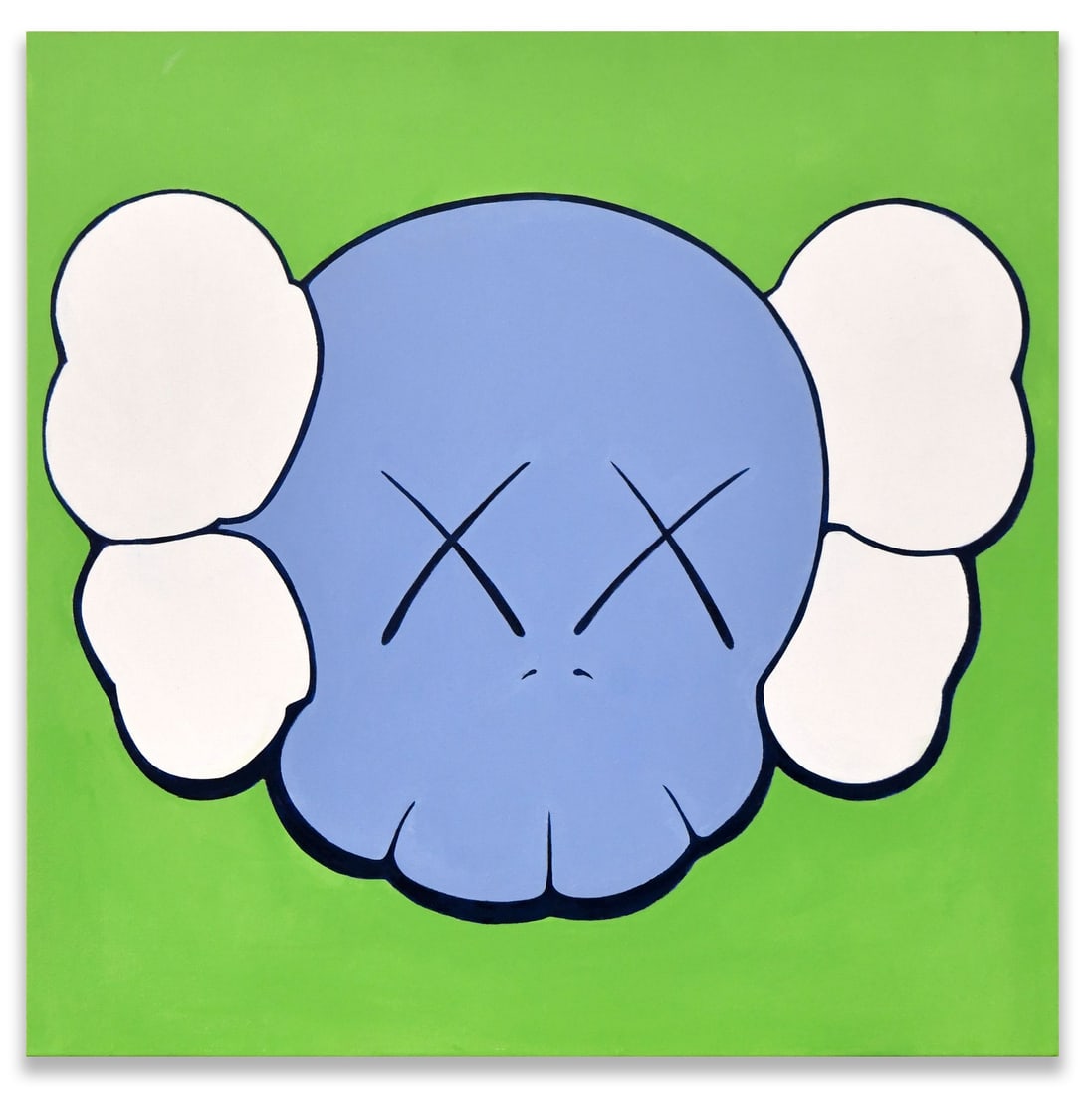 KAWS (B. 1974), ATTRIBUTED TO, ACRYLIC ON CANVAS (1 of 2)
