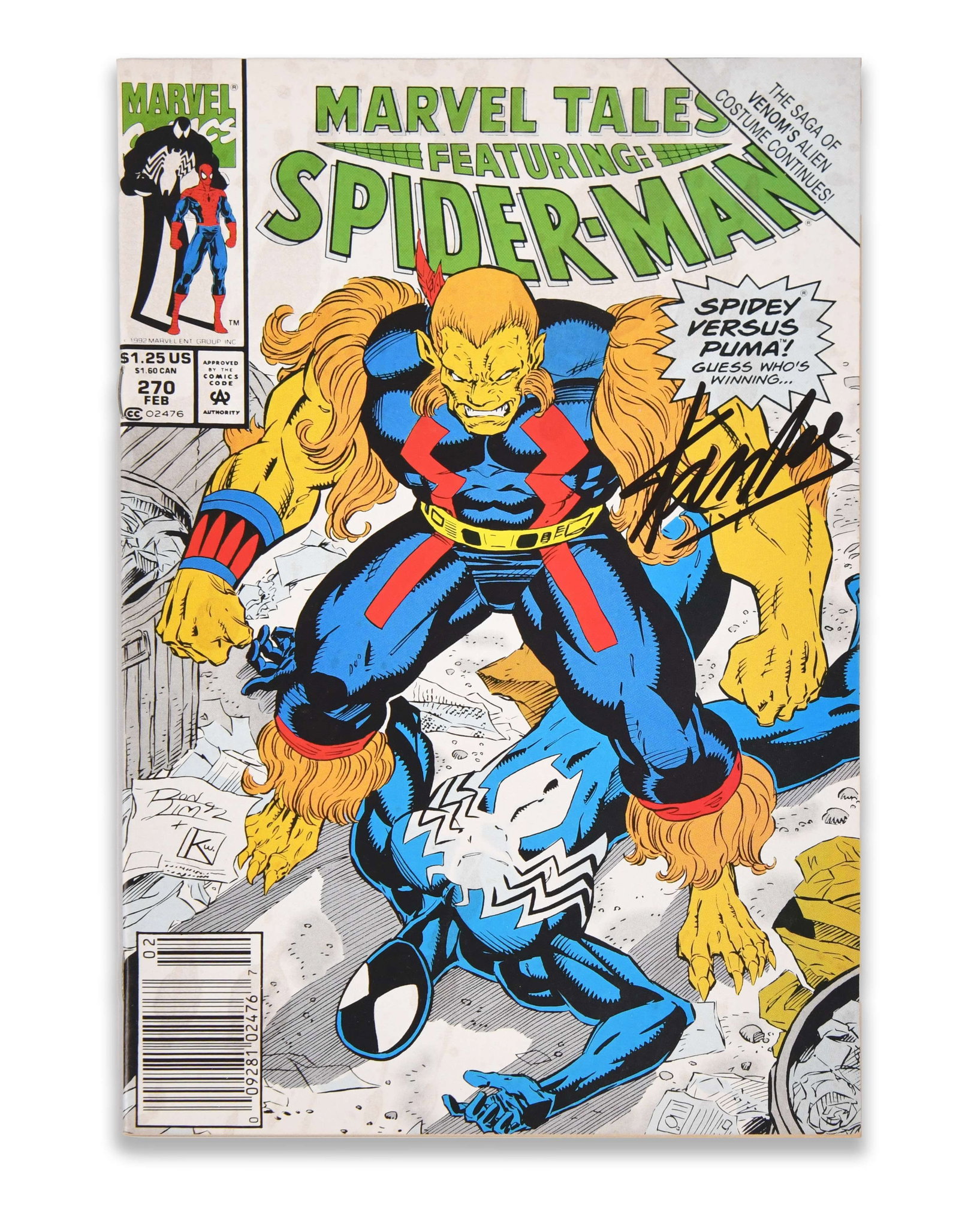 STAN LEE - SIGNED MARVEL TALES FEATURING SPIDER-MAN (MARVEL COMICS) (1 of 2)