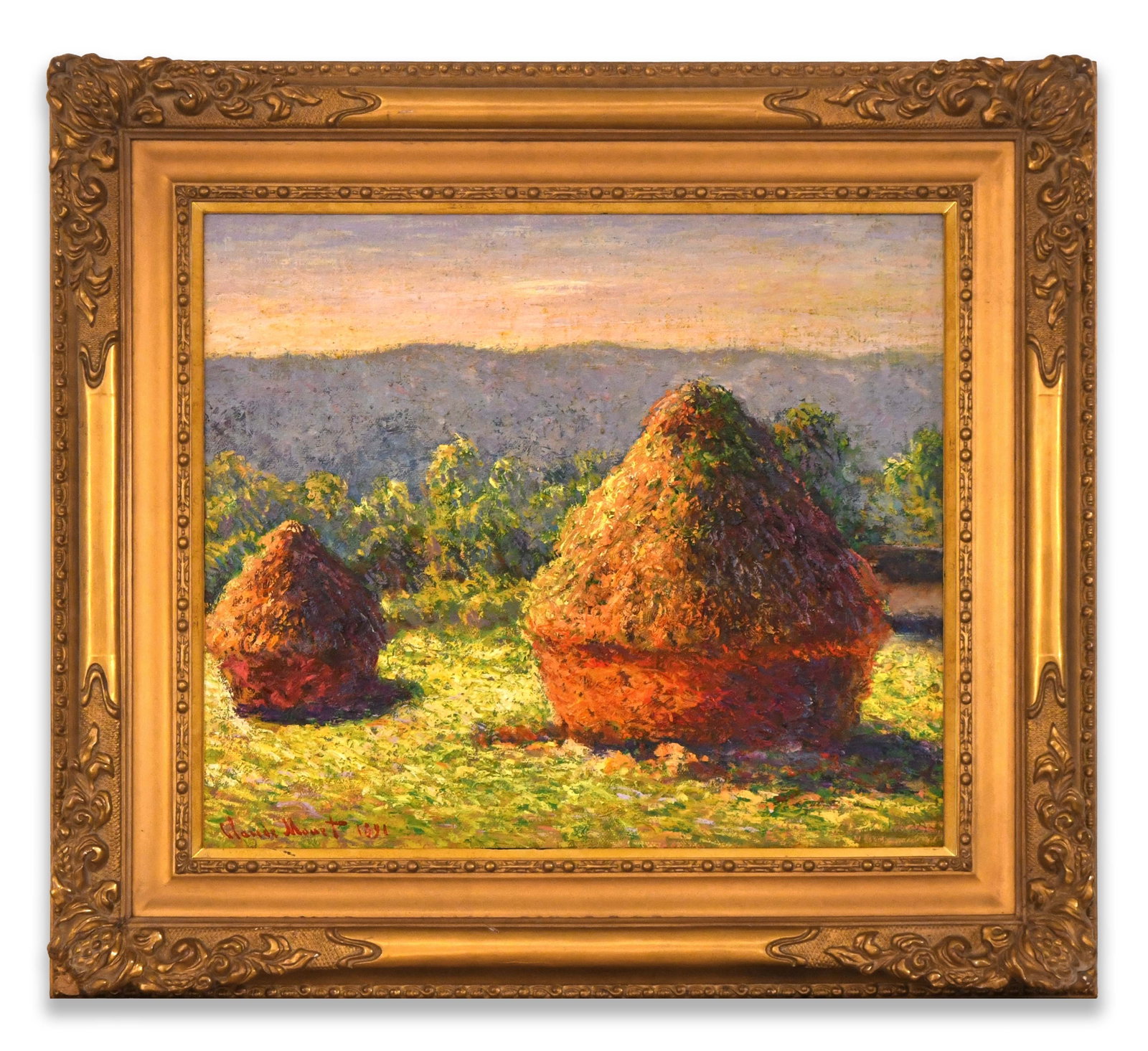 CLAUDE MONET (1840-1926), ATTRIBUTED TO, OIL ON CANVAS: CLAUDE MONET (1840-1926), ATTRIBUTED TO, OIL ON CANVAS Dimensions: Image size: 45.5 x 53 cm. All measured values are approximate. Outer frame size: 66 x 73.5 cm. All measured values are approximate. S