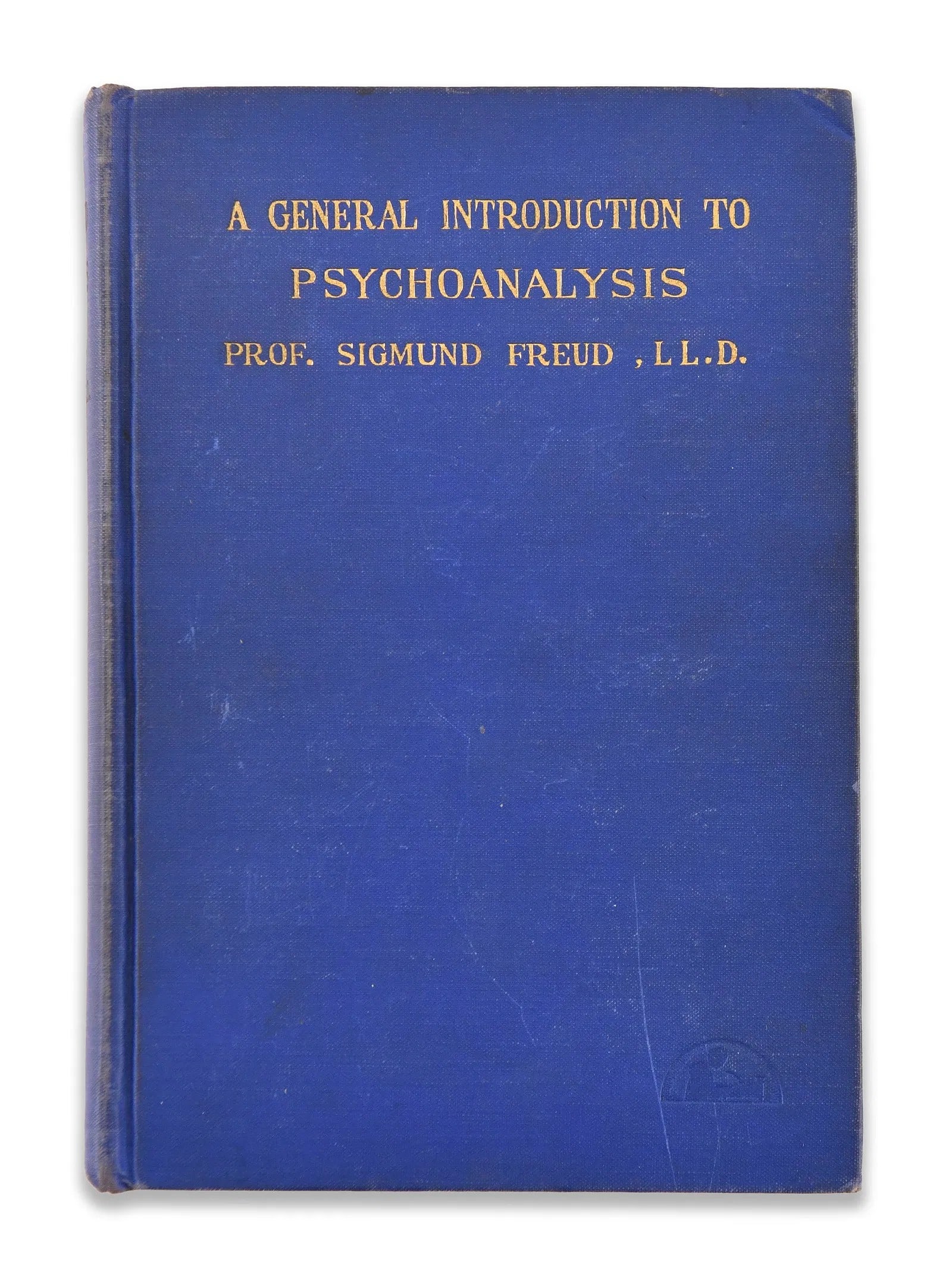 SIGMUND FREUD - SIGNED A GENERAL INTRODUCTION TO PSYCHOANALYSIS (1 of 4)