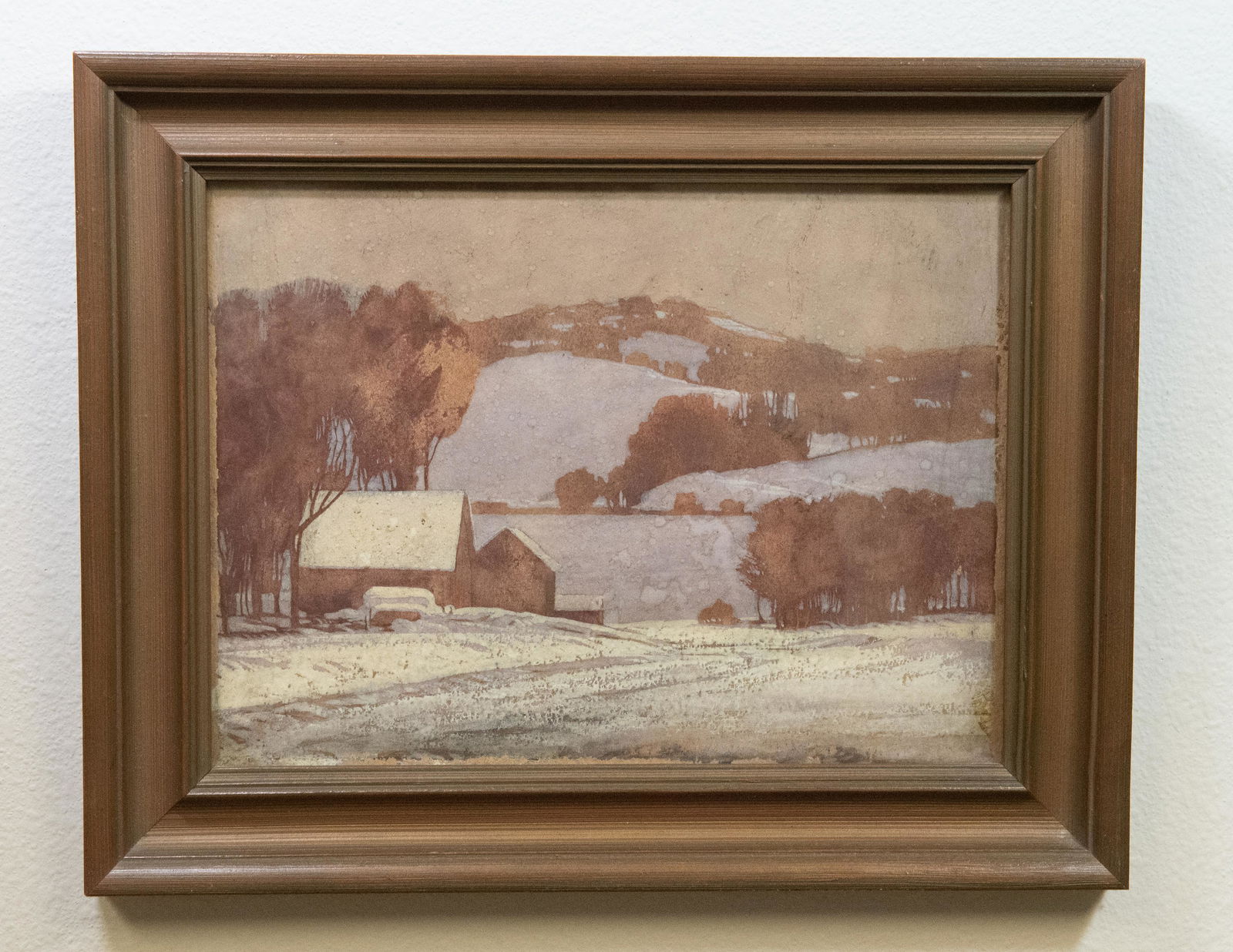 William Vawter (1871-1941) 'Winter' Farm Scene (1 of 3)