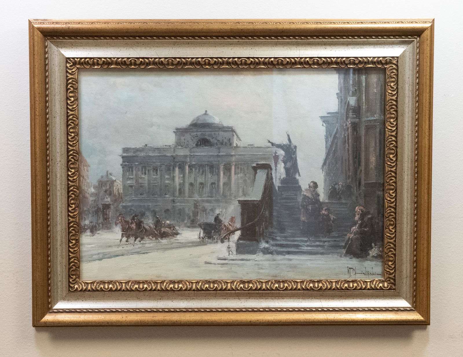 Wladyslaw Chmielinski (1911-1979)  'Warsaw Opera House /Staszic Palace' (1 of 7)