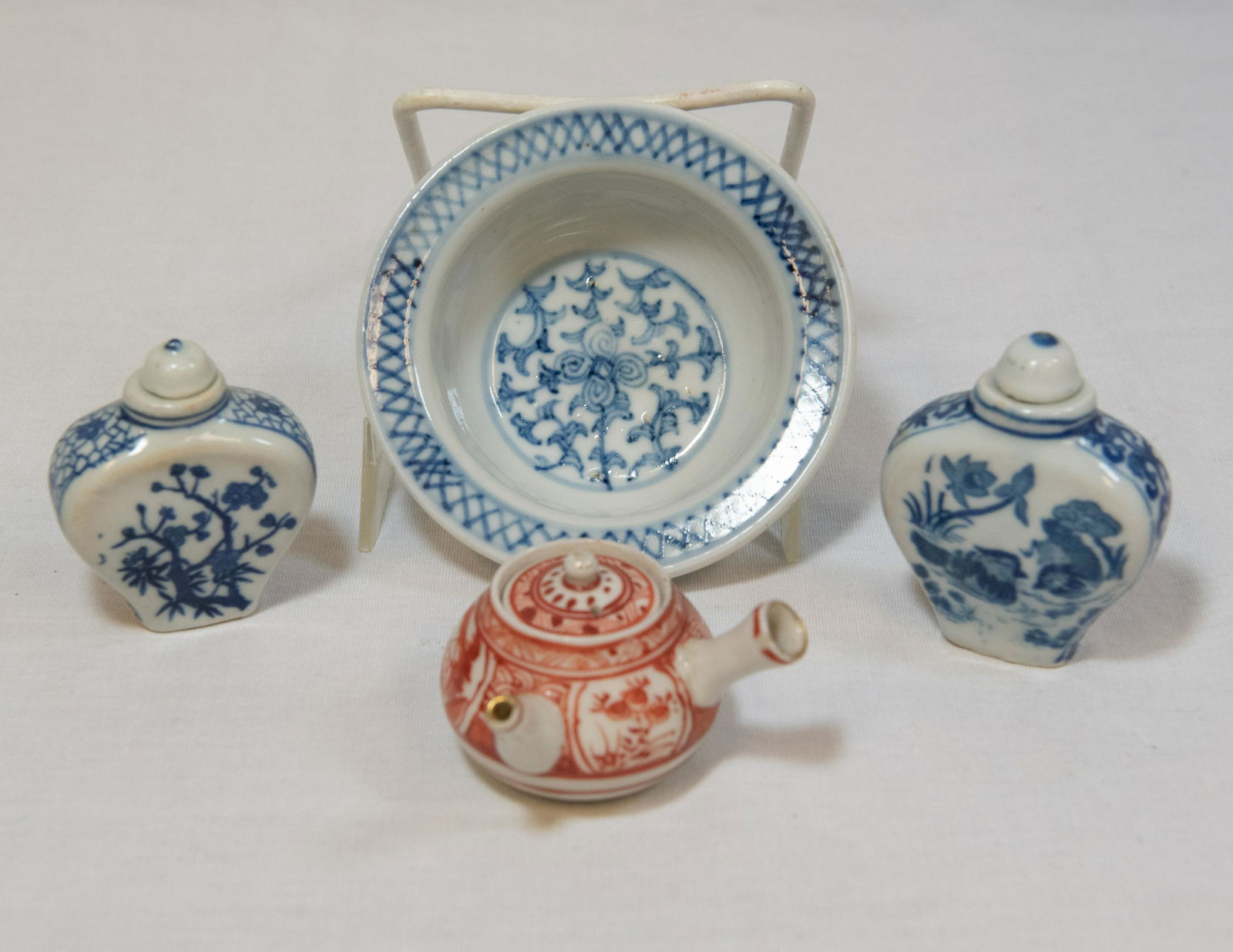 Collection of 4 Miniature Asian Pottery Pieces (1 of 15)