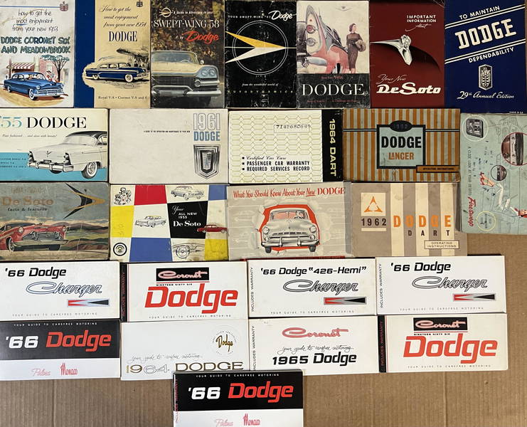 Automobilia Sales Literature/Brochure Auction 20221105 Auction 456 Price Results