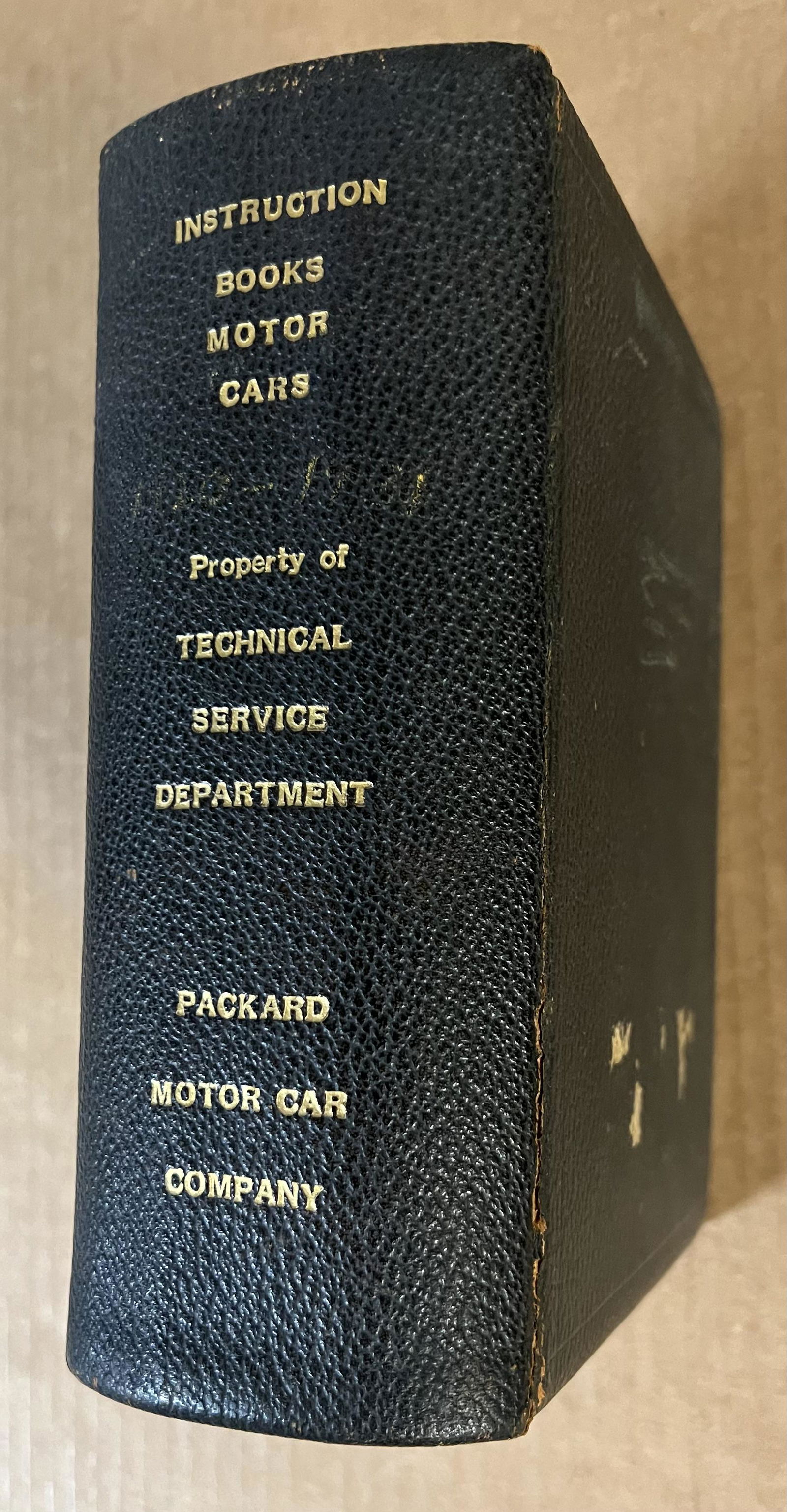 Packard manuals - 1920's bound and seven others (1 of 2)