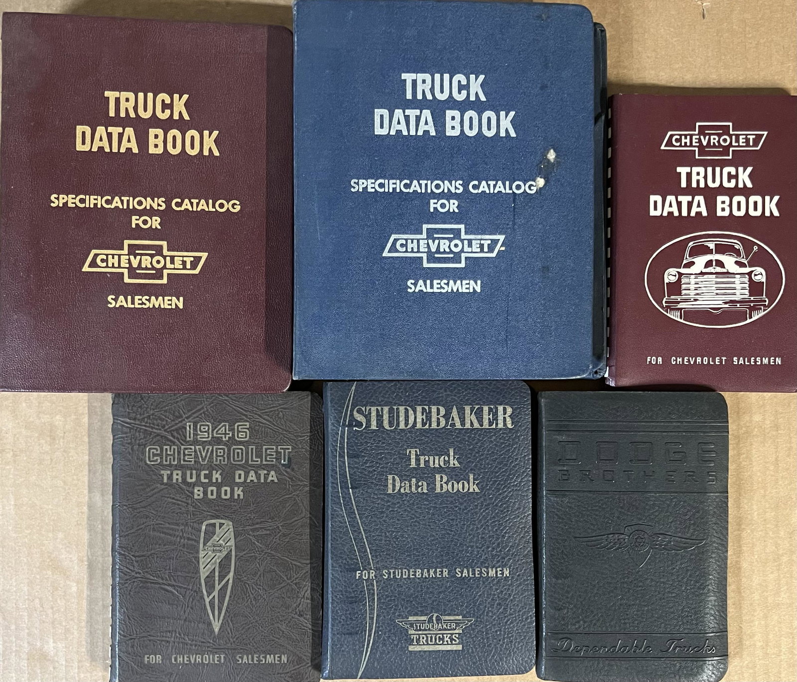 Six truck data books (1 of 1)