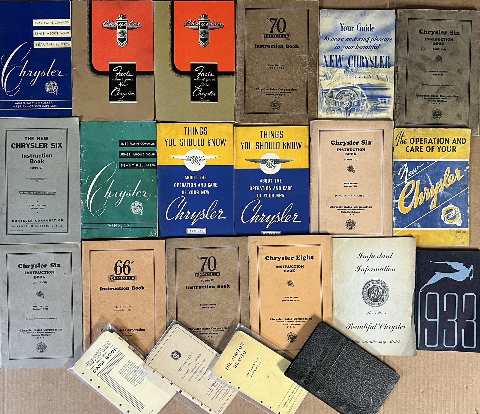 1920's-1960's Chrysler items - 41 total (1 of 2)