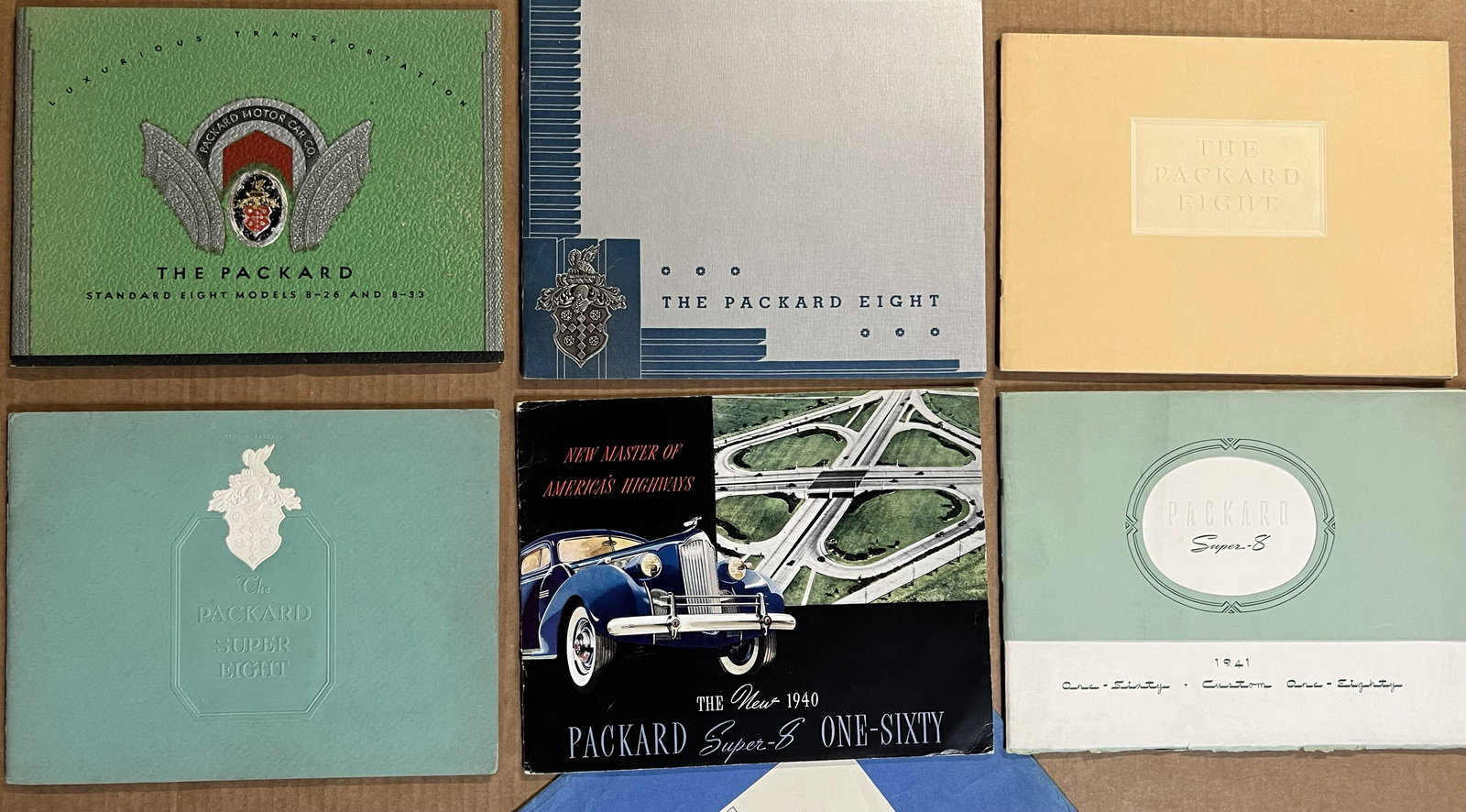 Six Packard classic era catalogs (1 of 2)