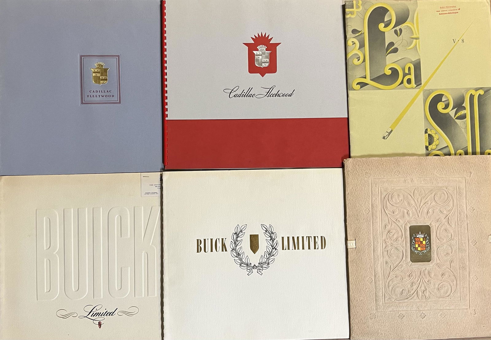 Six GM classic era catalogs (1 of 2)