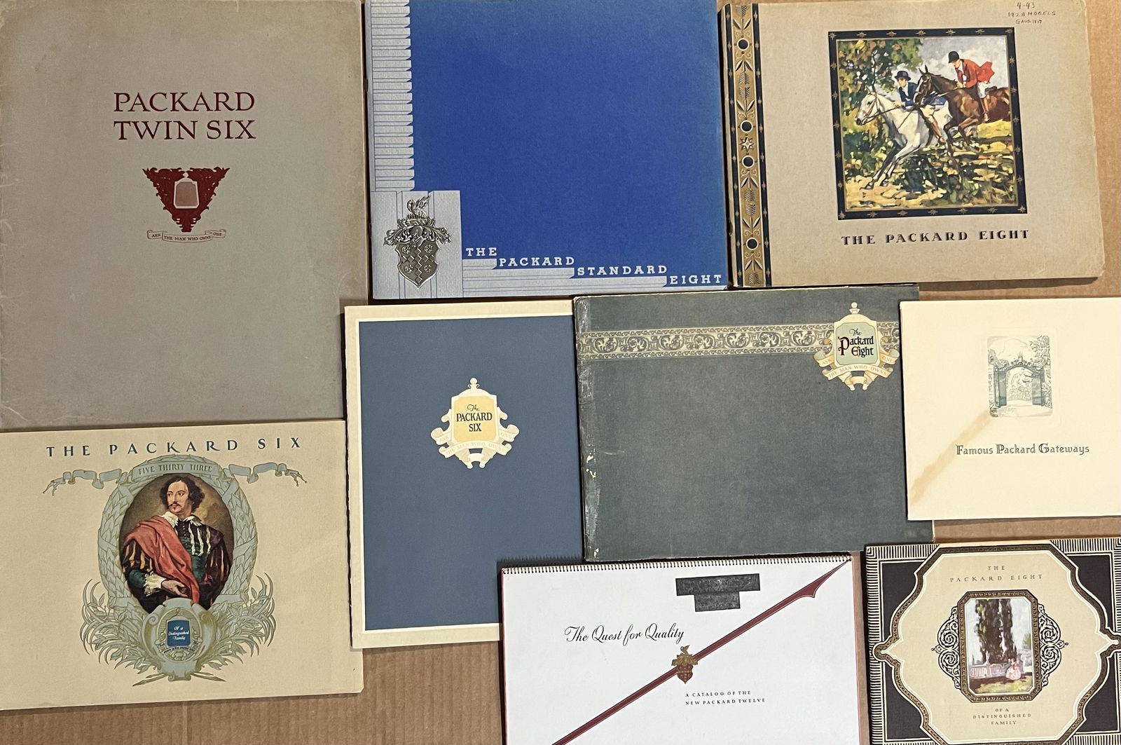 Nine Packard items (1 of 2)