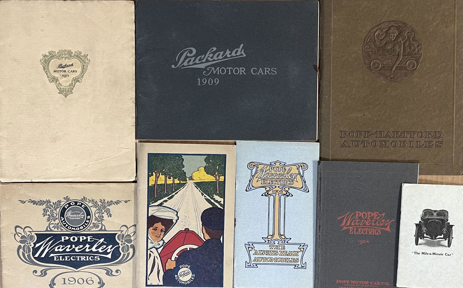 Eight brass era catalogs (1 of 2)
