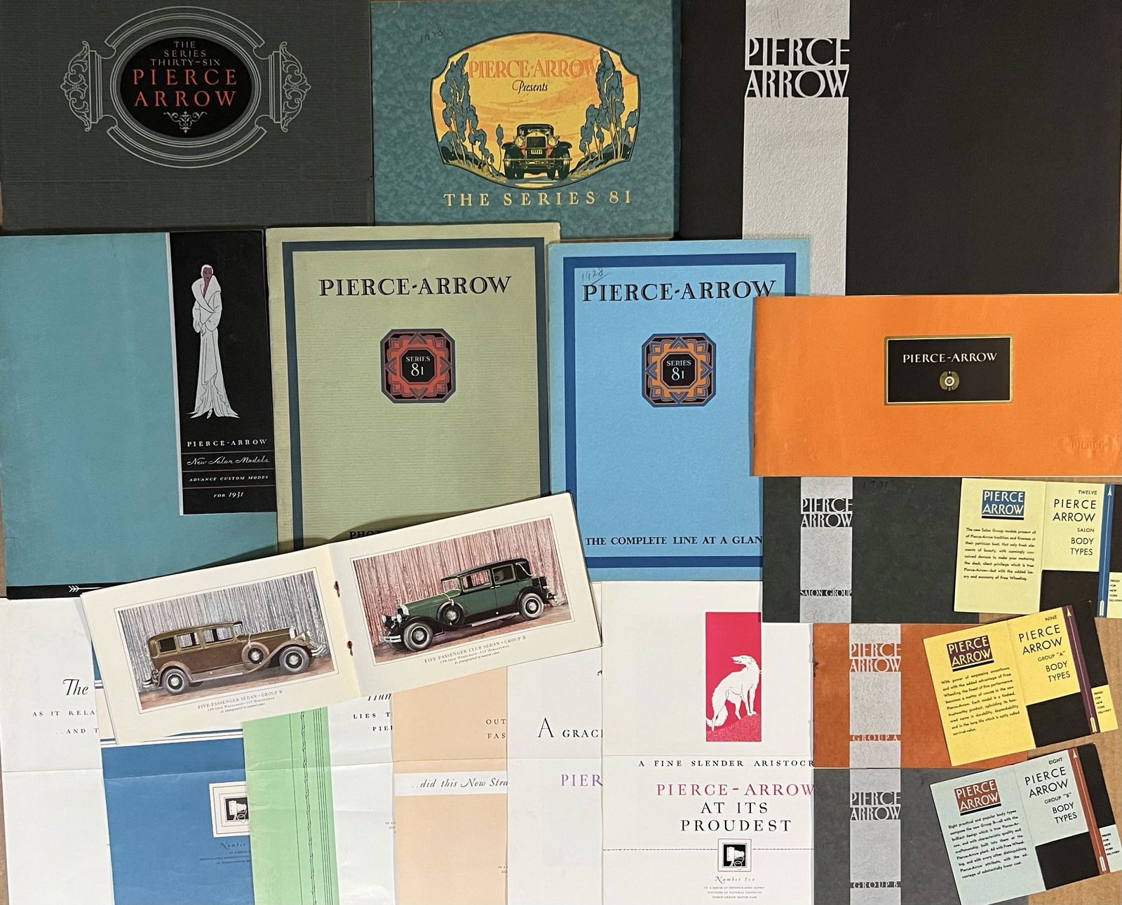 1927-1931 Pierce Arrow items -  11 total (1 of 3)