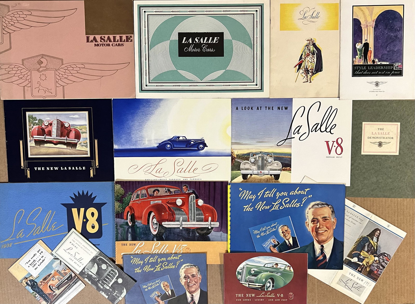 Seventeen 1931-1940 LaSalle items (1 of 3)