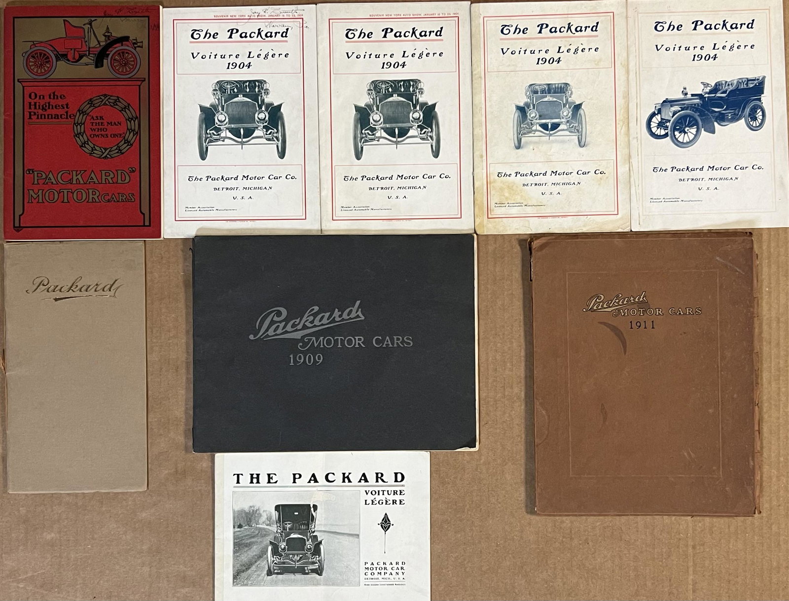 1903-1912 Packard items (1 of 2)