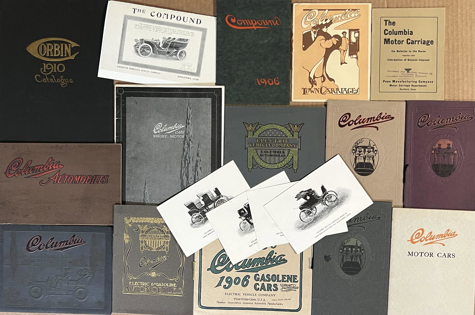 Connecticut mfg cars brochures, 1900-1912 (1 of 2)