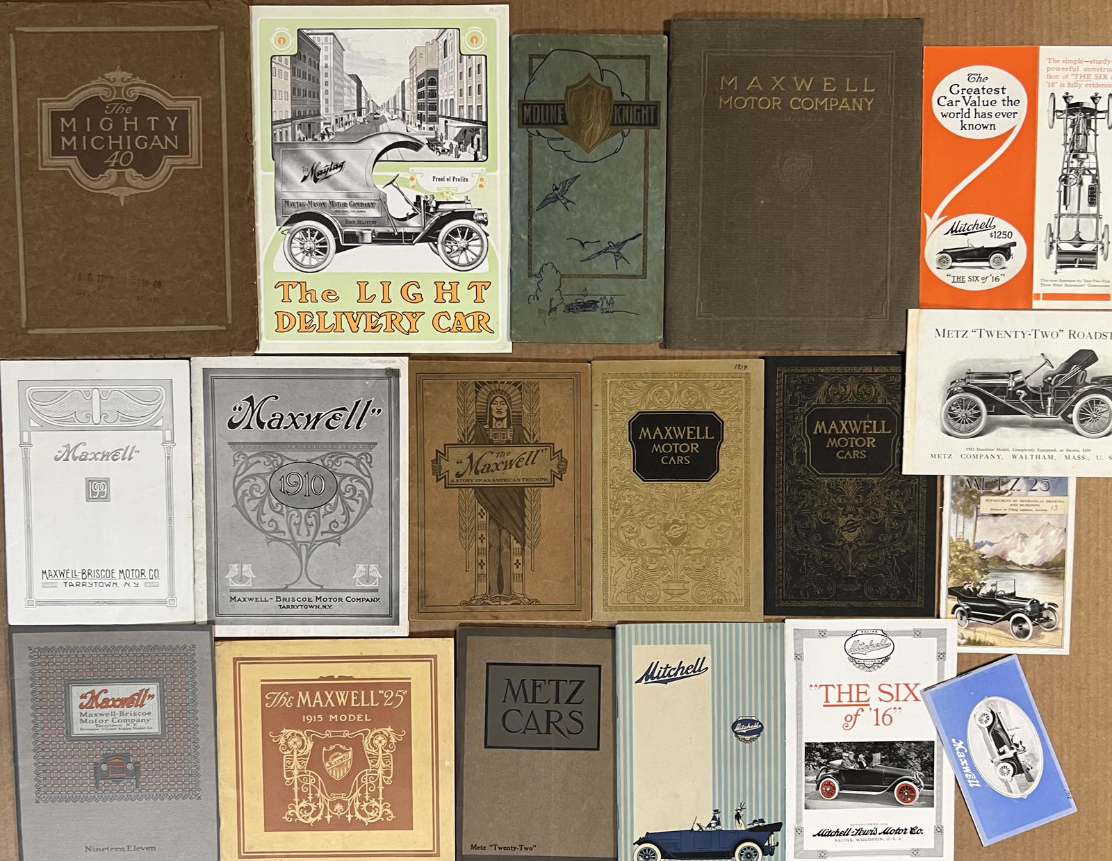 Eighteen brochures from 1909-1920, 18 total (1 of 2)
