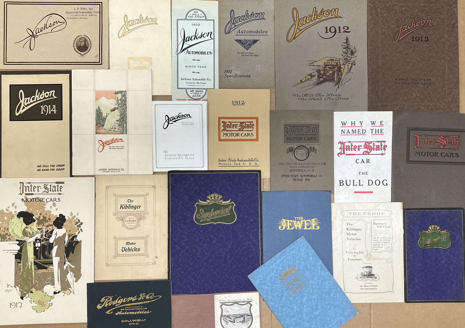 Twenty two mixed make items from 1906-1917 (1 of 2)