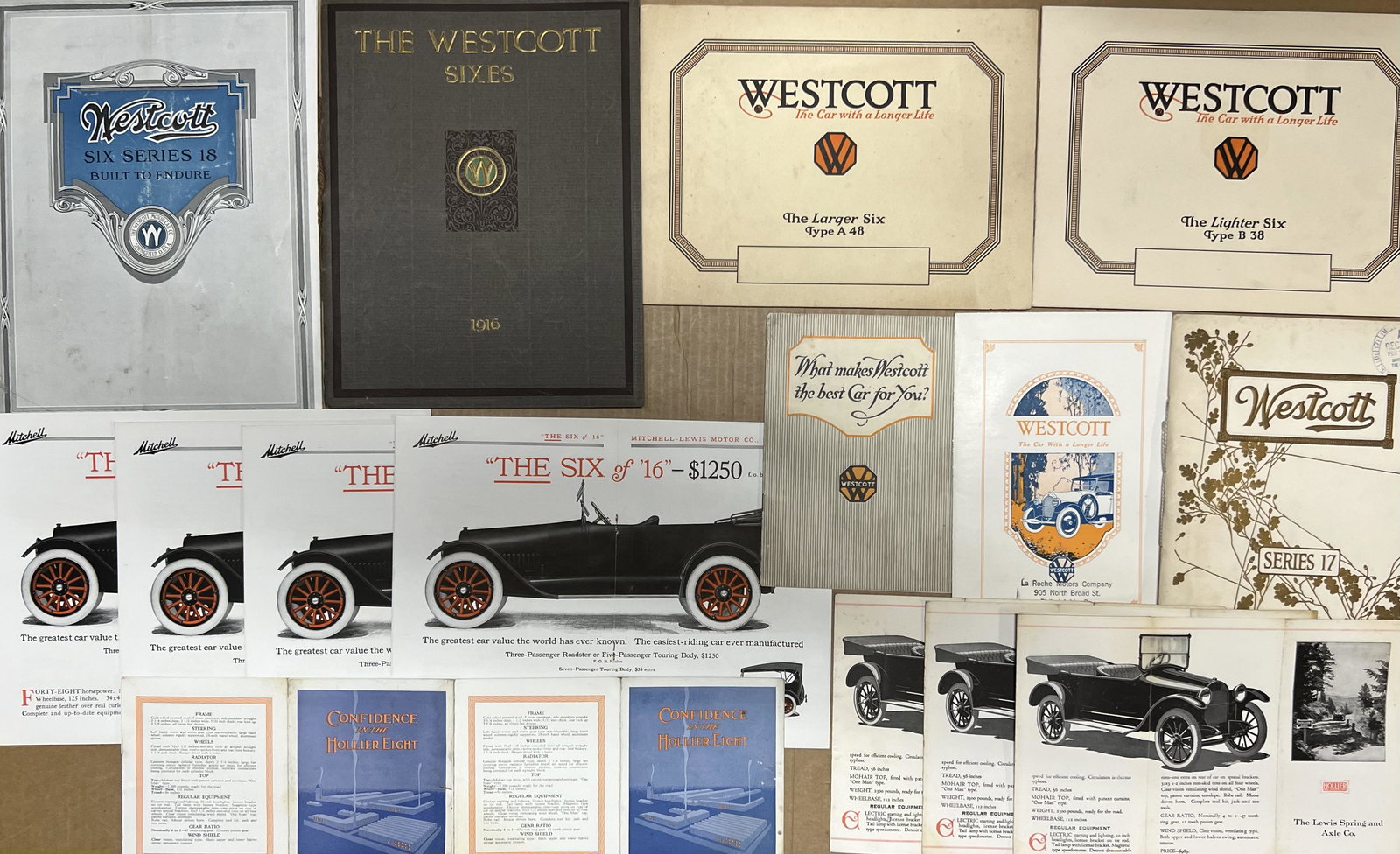 Twenty eight 1916-1925 mixed make brochures (1 of 3)